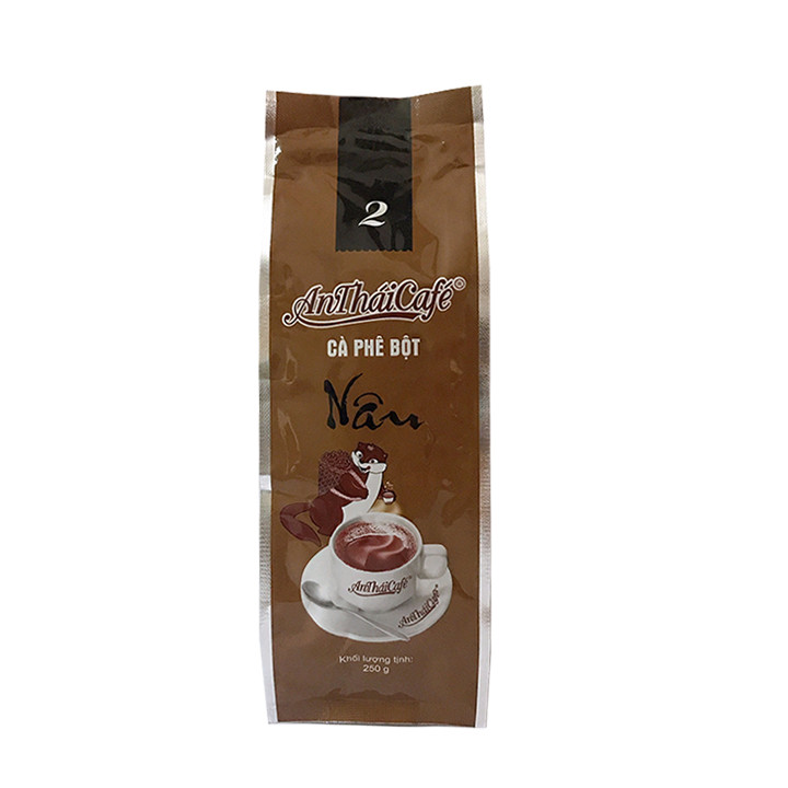 Cà phê phin - AnTháiCafé - Robusta & Arabica - Túi nâu 250g tiện lợi