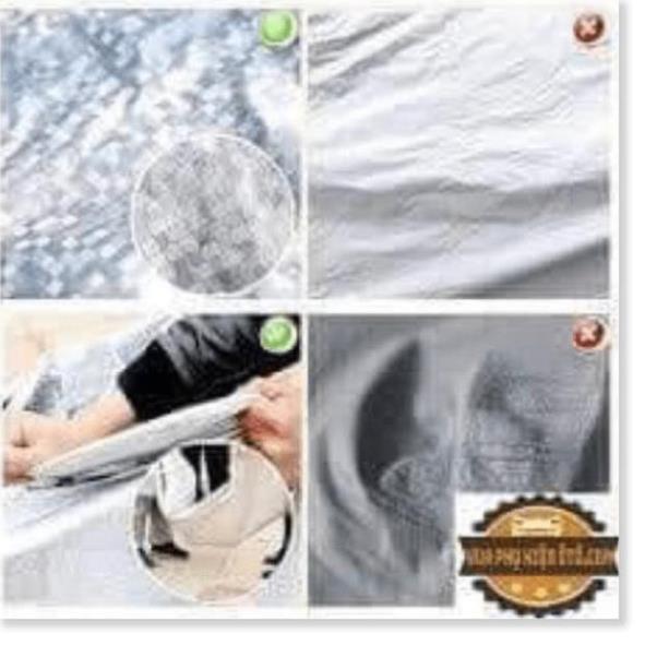 Bạt phủ tre xe oto tráng nhôm bạc cao cấp