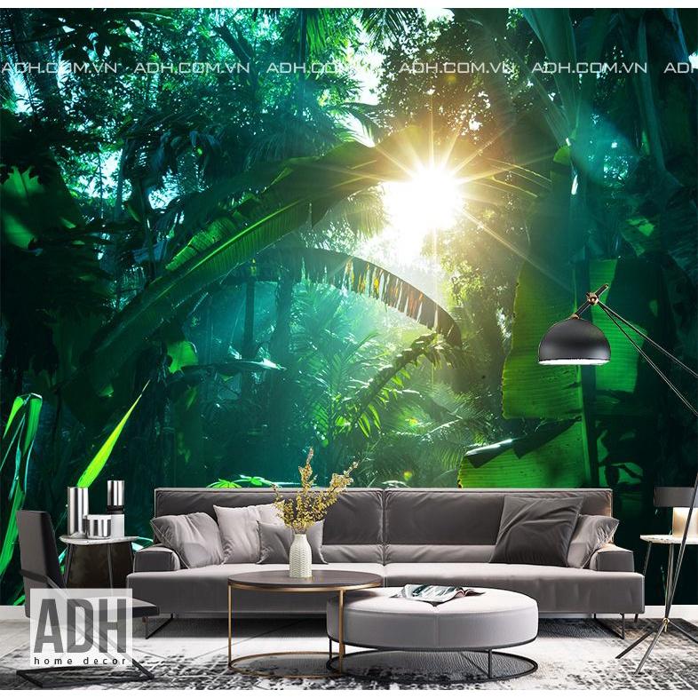 Tranh dán tường rừng rậm