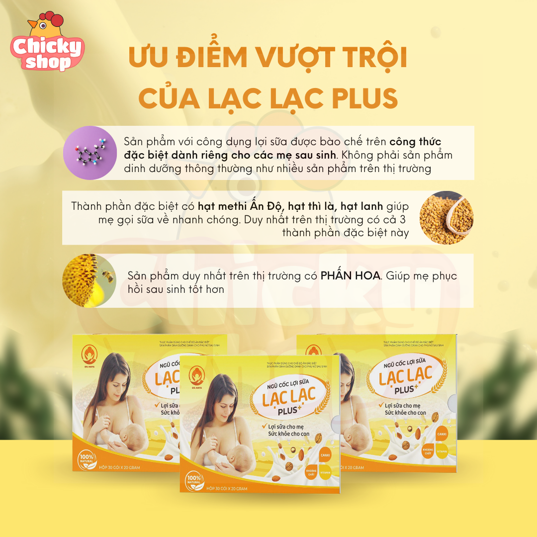 Ngũ cốc lợi sữa Lạc Lạc