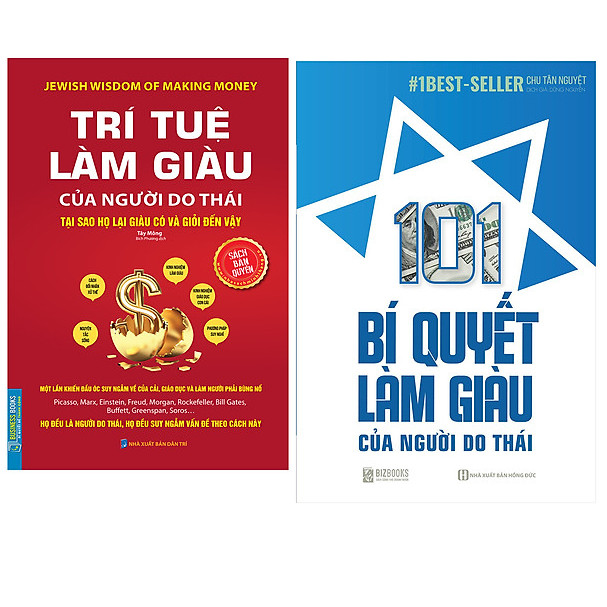 Combo 101 Bí Quyết Làm Giàu Của Người Do Thái+Trí Tuệ Làm Giàu Của Người Do Thái - Tại Sao Họ Lại Giàu Và Giỏi Đến Vậy