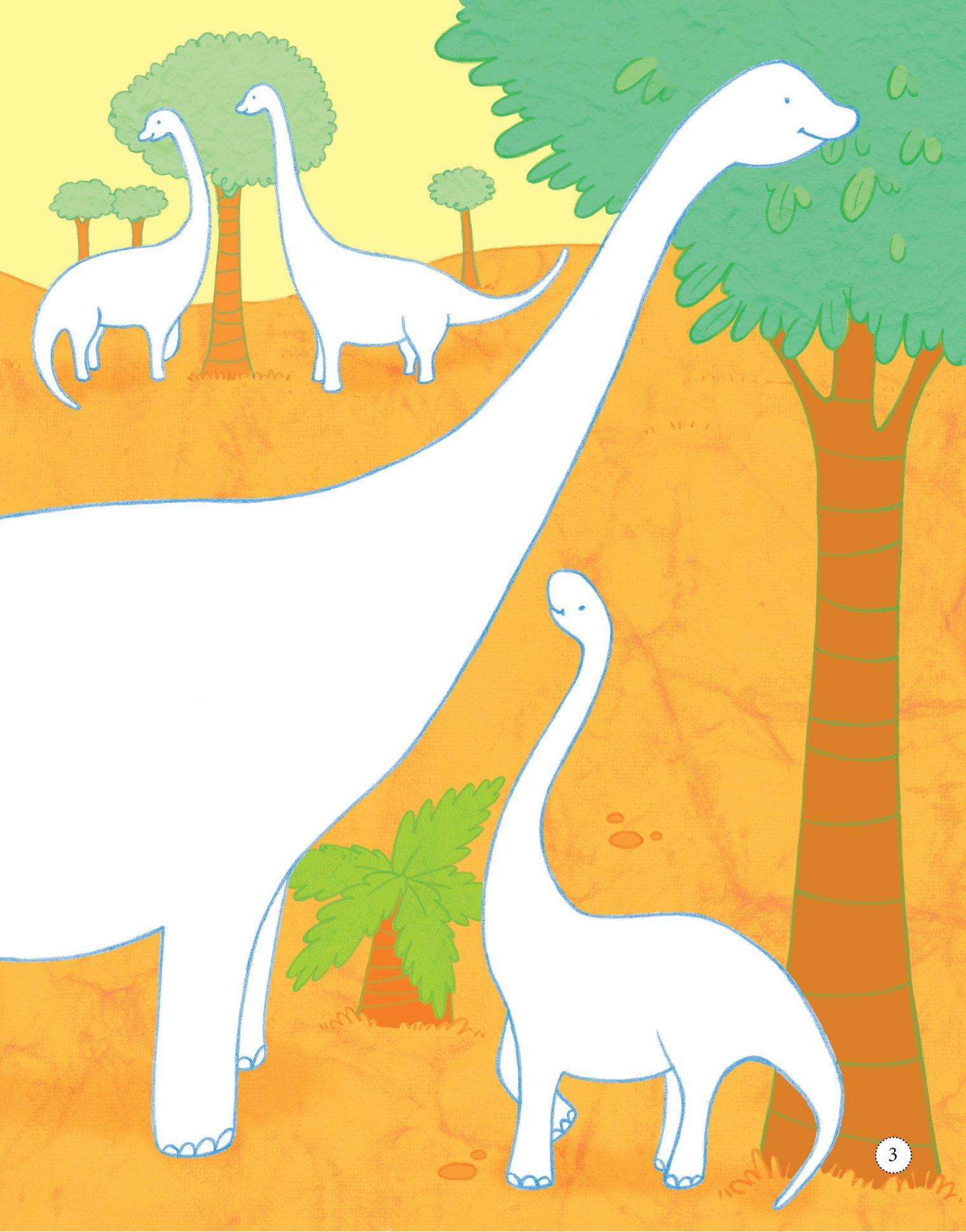Tô Màu Bóc Dán - Khủng Long - Dinosaurs