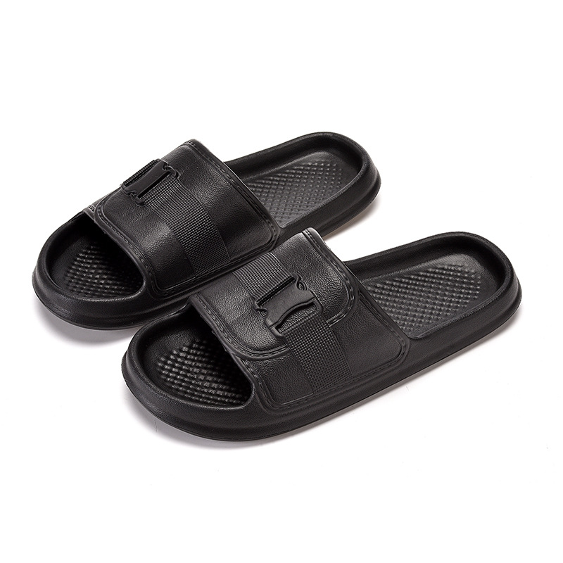 Dép quai ngang Unisex Cách Điệu Có Khóa, Bền Nhẹ Chống Trượt, Dễ Vệ Sinh, Nhựa Dẻo Êm Chân