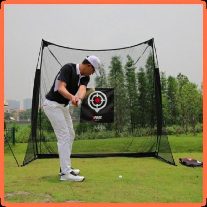 BỘ Dụng Cụ Tập Đánh Golf Khung Lưới Di Động ( 2,5m x 2,5m)