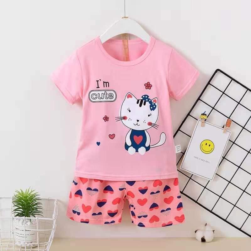 Bộ cotton xuất hàn cho bé