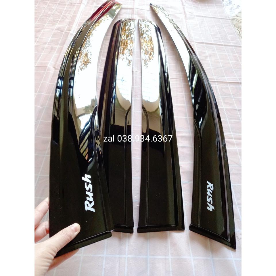 Vè che mưa Rush 2018-2022 chỉ mạ inox sáng bóng chất liệu dày và bền, có vi deo rivew sản phẩm
