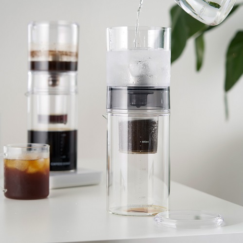 Bộ pha cà phê đá lạnh Cold Drip hình trụ 800ml CAFE DE KONA