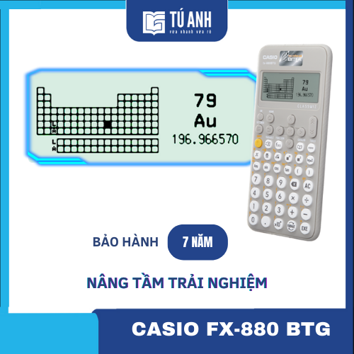 Máy Tính CASIO FX-880 BTG ( Lựa Chọn Màu Sắc )