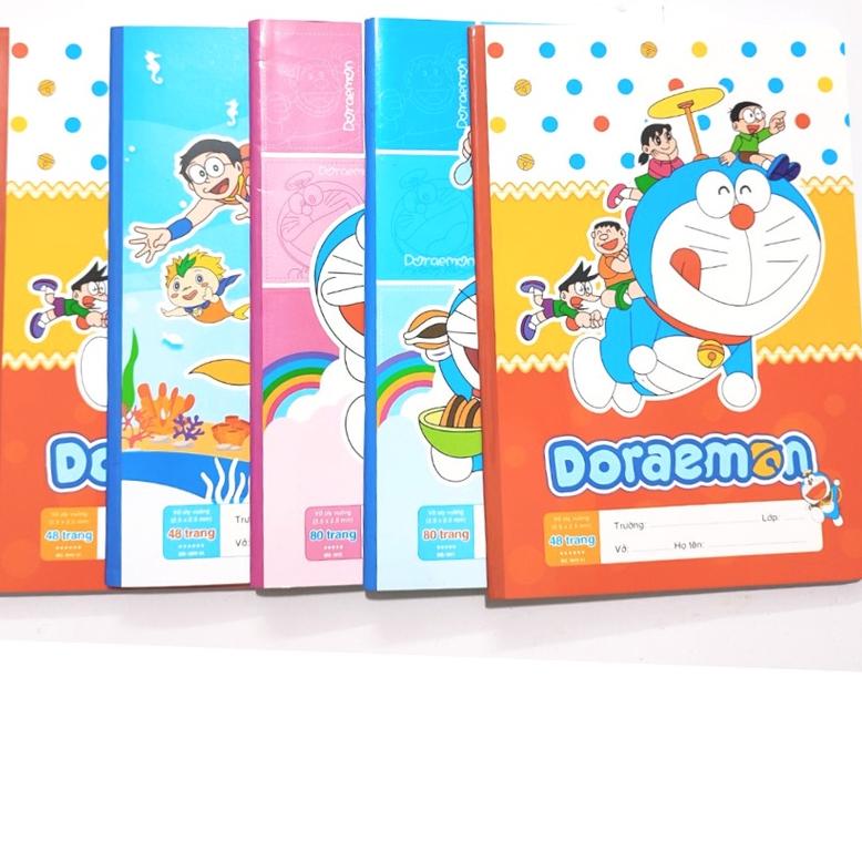 Vở ô ly 48 trang Nam Hải Doraemon - Gồm 5 cuốn