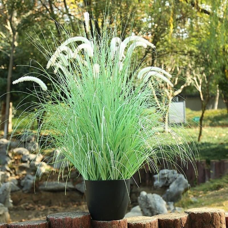Cây giả decor cành cỏ lau giả cao cấp