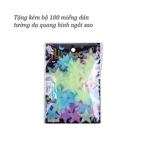 Bộ đôi chuông cửa không dây thông minh 2 chuông+1 nút nhấn cao cấp 9909-2 - Tặng bộ 100 miếng dán dạ quang hình ngôi sao