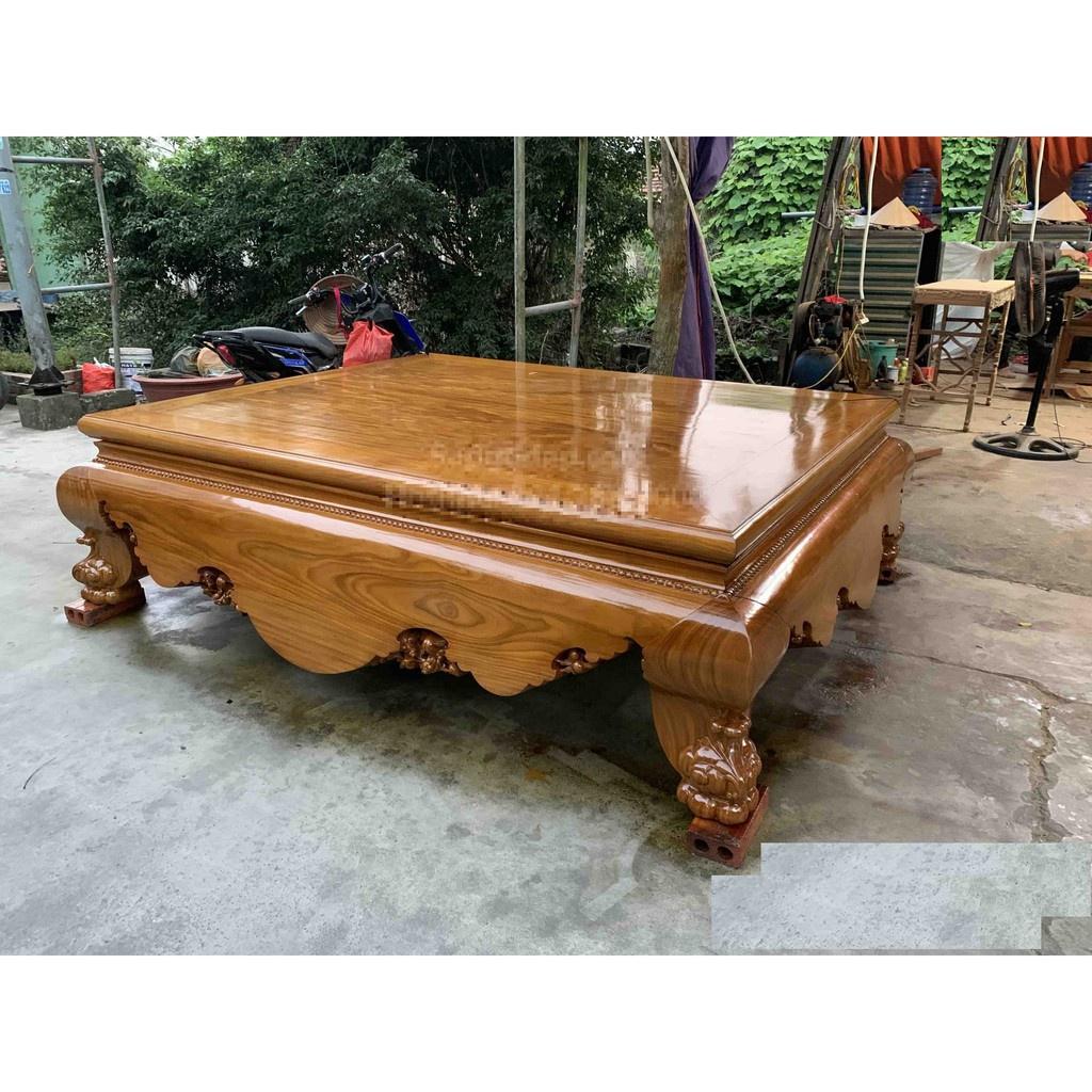 Sập Nằm Trơn Gỗ Cẩm Vàng