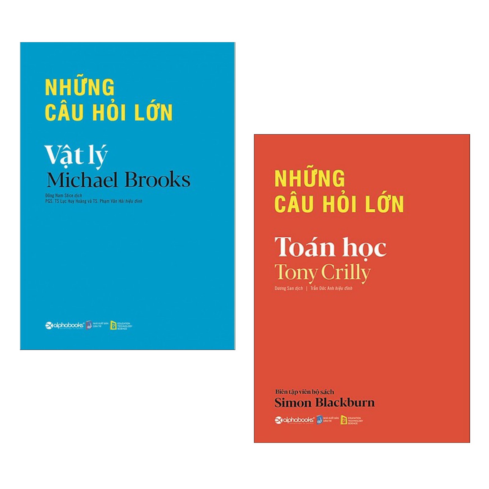 Combo Sách Kiến Thức Bách Khoa Hay : Những Câu Hỏi Lớn Vật Lý + Những Câu Hỏi Lớn Toán Học ( Tặng Kèm Postcard HAPPY LIFE )