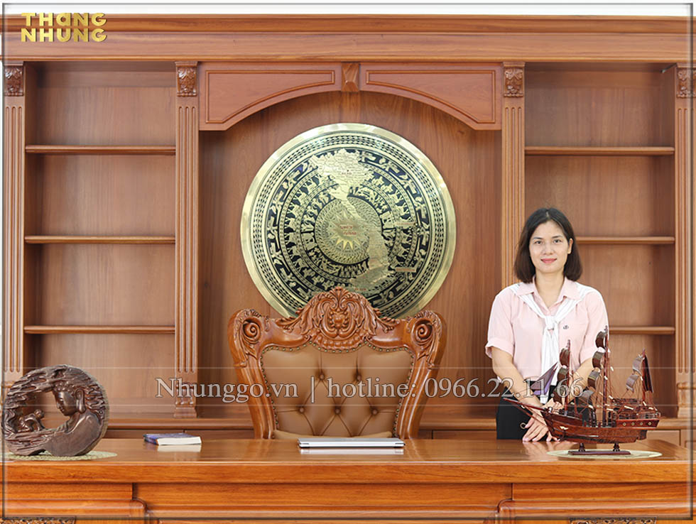Mô hình thuyền thái gỗ cẩm_TC40