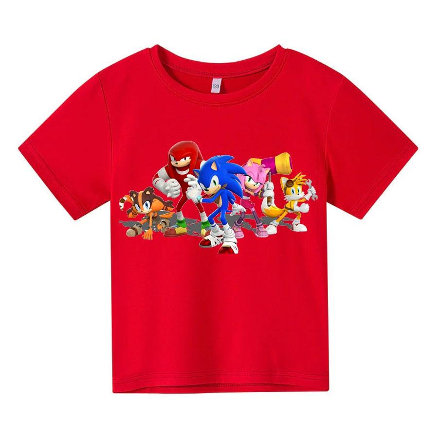 Áo thun trẻ em biệt đội sonic 4 Có size người lớn, King Cotton