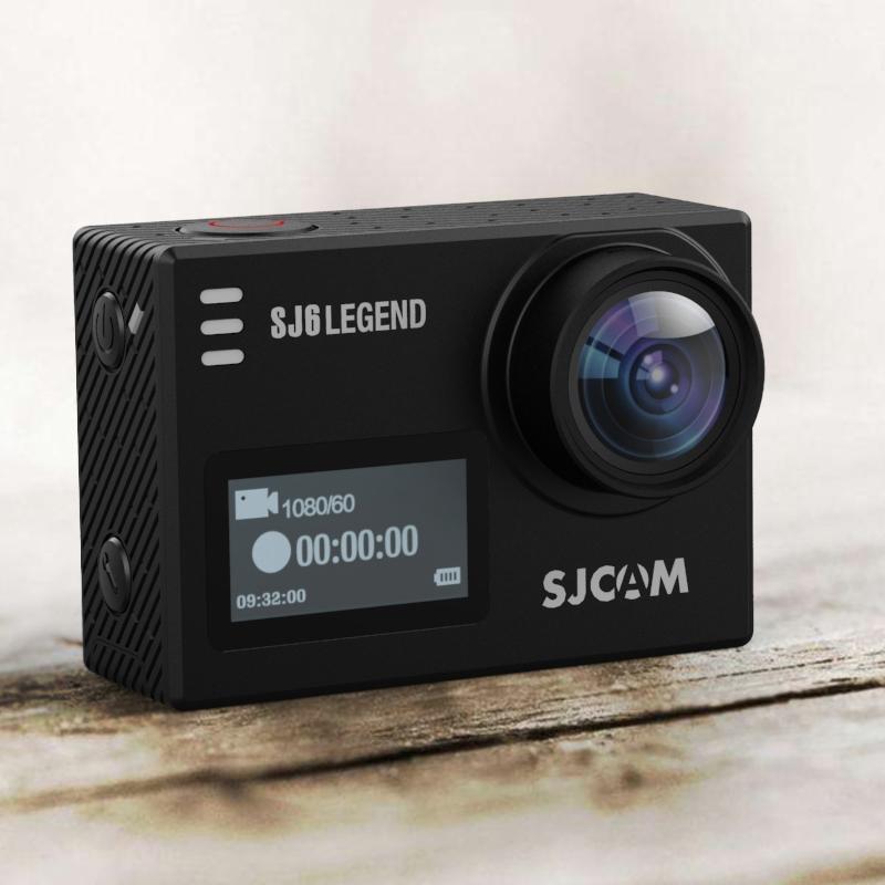 SJCAM SJ6 Legend 2' Màn hình cảm ứng Mũ bảo hiểm hành động từ xa Camera DV thể thao Chống nước 4K 24FPS NTK96660 RAW w/Màn hình phía trước
