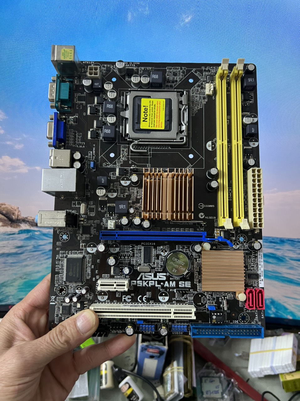 Bo Mạch Chủ (Mainboard) Asus G31/Ram DDR2 - HÀNG CHÍNH HÃNG