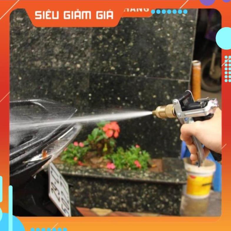 Vòi xịt nước rửa xe thông minh làm sạch mọi thứ bằng nước áp lực cao với nhiều chế độ 206236