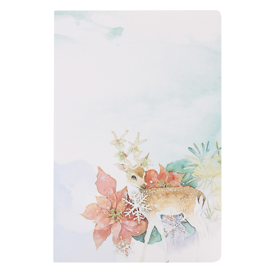 Combo 4 Cuốn Sổ Tay 60 Trang Vintage A5 - The Deer (14 x 21 cm)