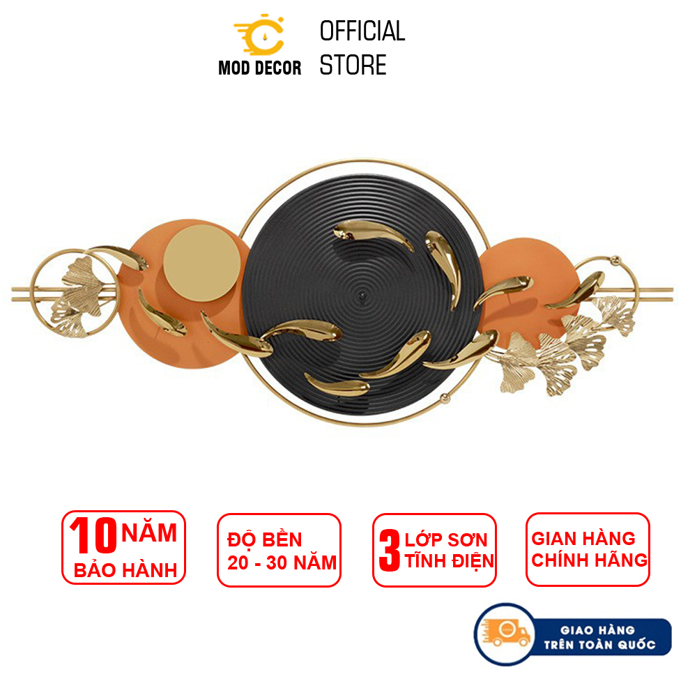 Tranh sắt treo tường trang trí MOD Decor, phong cách Bắc Âu nghệ thuật Lianzhang JJT mã 2394