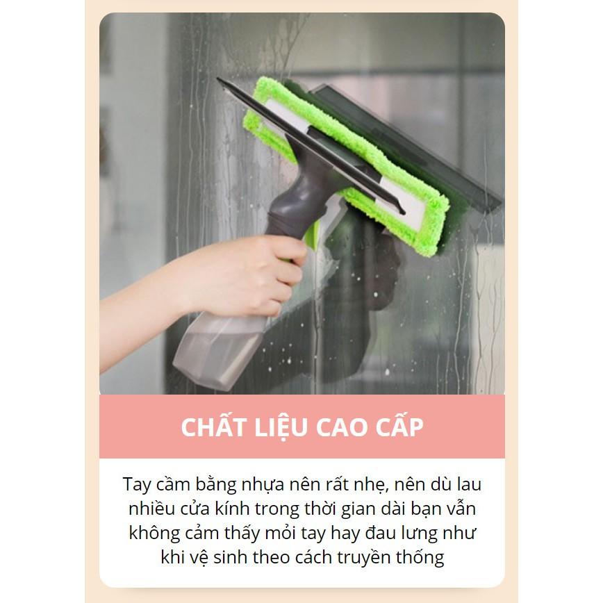 Cây Lau Kính Tích Hợp Bình Xịt 3 IN 1 THông minh - Sky