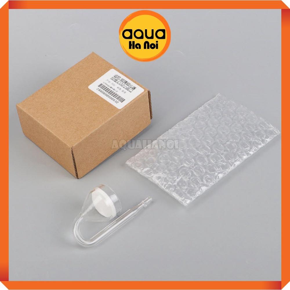 Cốc Sủi CO2 thủy tinh siêu mịn - miệng loe cho hồ thủy sinh