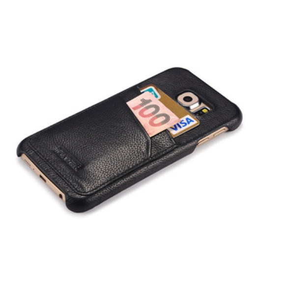Ốp lưng da cao cấp cho Samsung Galaxy S6 hàng hiệu Icarer -Vintage Series - Hàng chính hãng