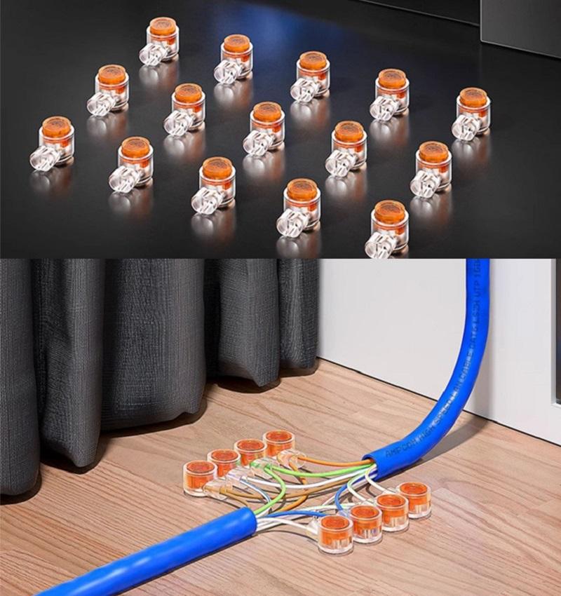 200 cái Rệp K1 Nối Cáp Mạng, Rệp Nối Cáp Thoại chất lượng