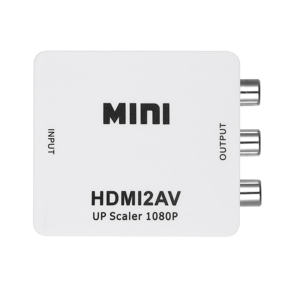 HD to AV Converter Digital Signal to RCA Video Converter 1080P Resolution Support NTSC/PAL Standard
