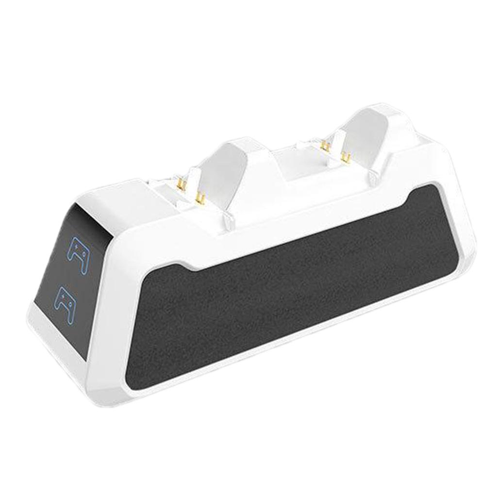 Dual Controller Charger Compatible with PS5 Controllers,  High Speed Docking Charging Station Kit