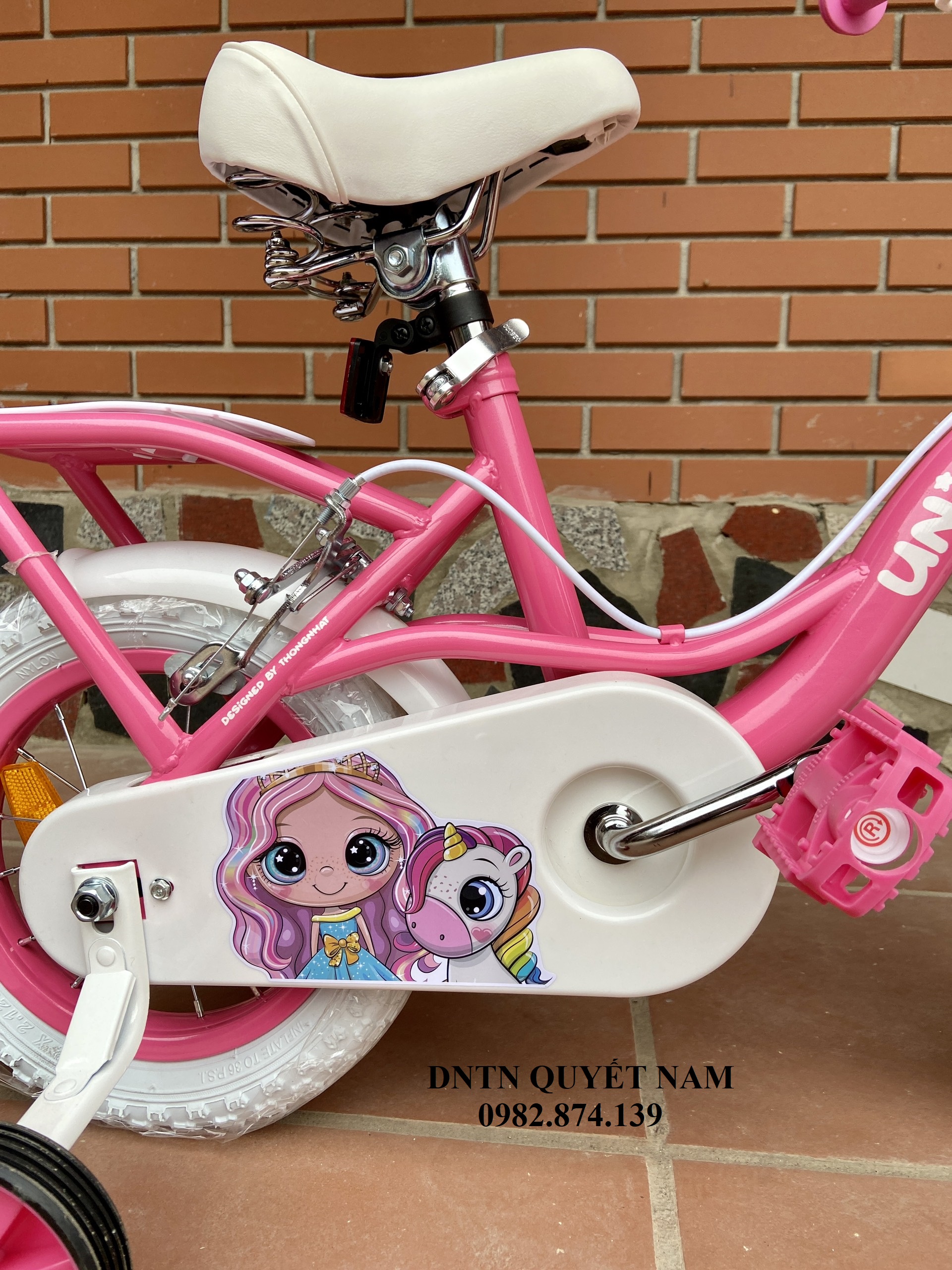 Xe đạp 3 bánh trẻ em Thống Nhất Princess TE16 (Dành cho trẻ từ 3 đến 8 tuổi)