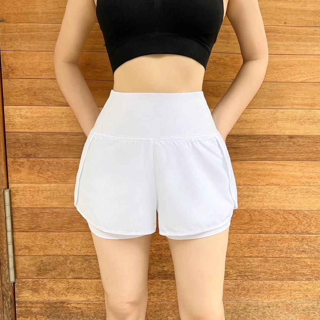 Quần Short Nữ Thể Thao 2 Lớp Tập Gym, Yoga CH127