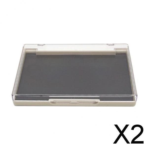 2xEmpty Plastic Makeup Cosmetic Palette for Eyeshadow Blush Powder