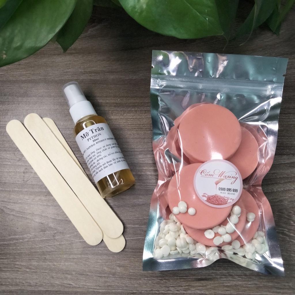 Sáp wax lông nóng dạng viên cao cấp dùng cho các loại lông thư, mỏng, dày, cứng