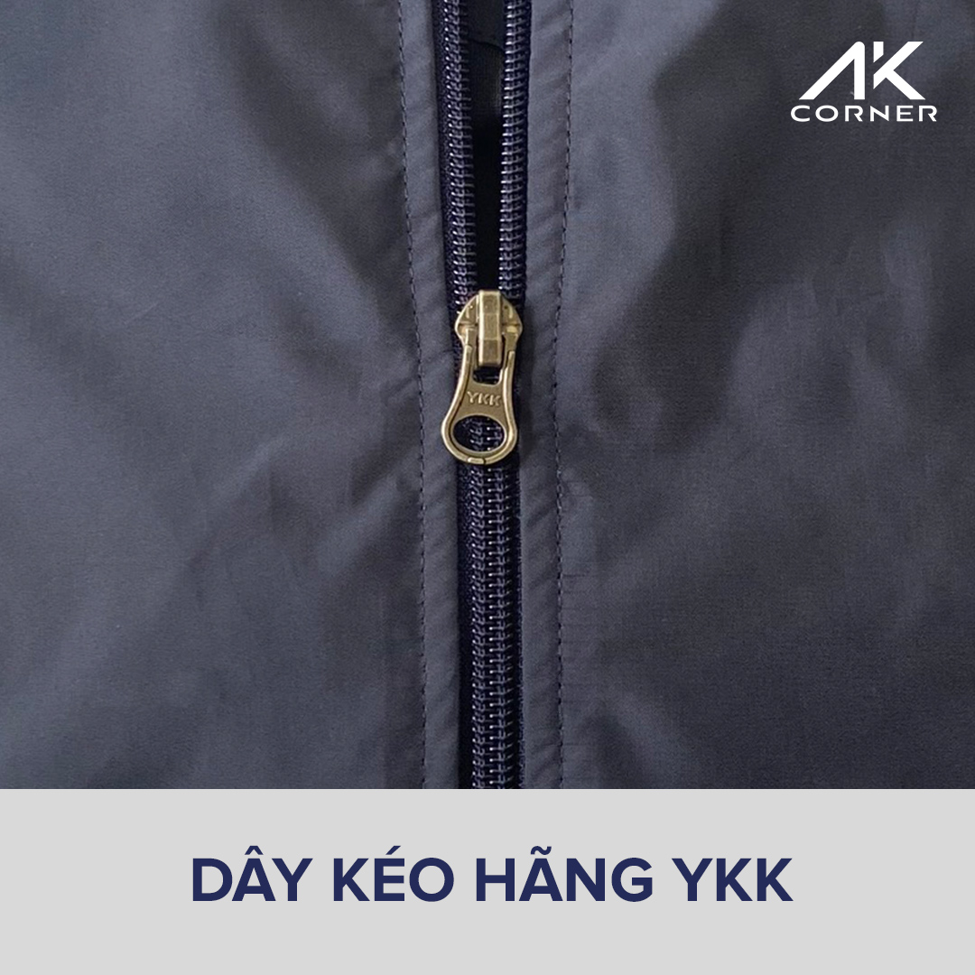 Áo khoác nam AK Corner vải Xi Nhật cao cấp 2 lớp dày dặn, thiết kế giấu nón tiện lợi, chống gió bụi, chống nắng tốt