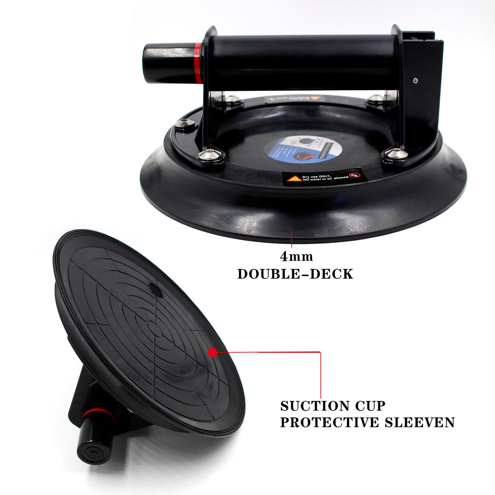 Vacuum Suction Cup Handheld with Handle 8" for Glass Tile