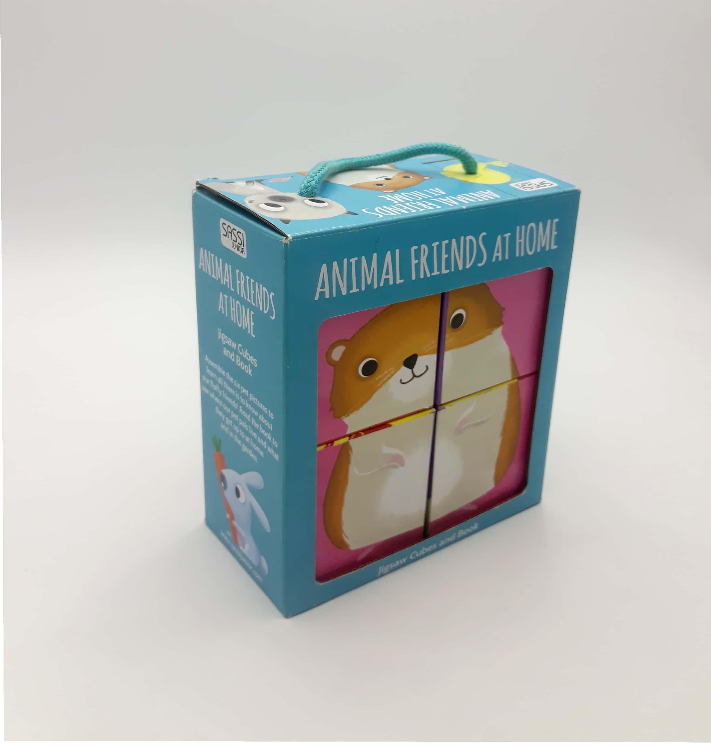 Animal Friends At Home (Jigsaw Cubes &amp; Book)