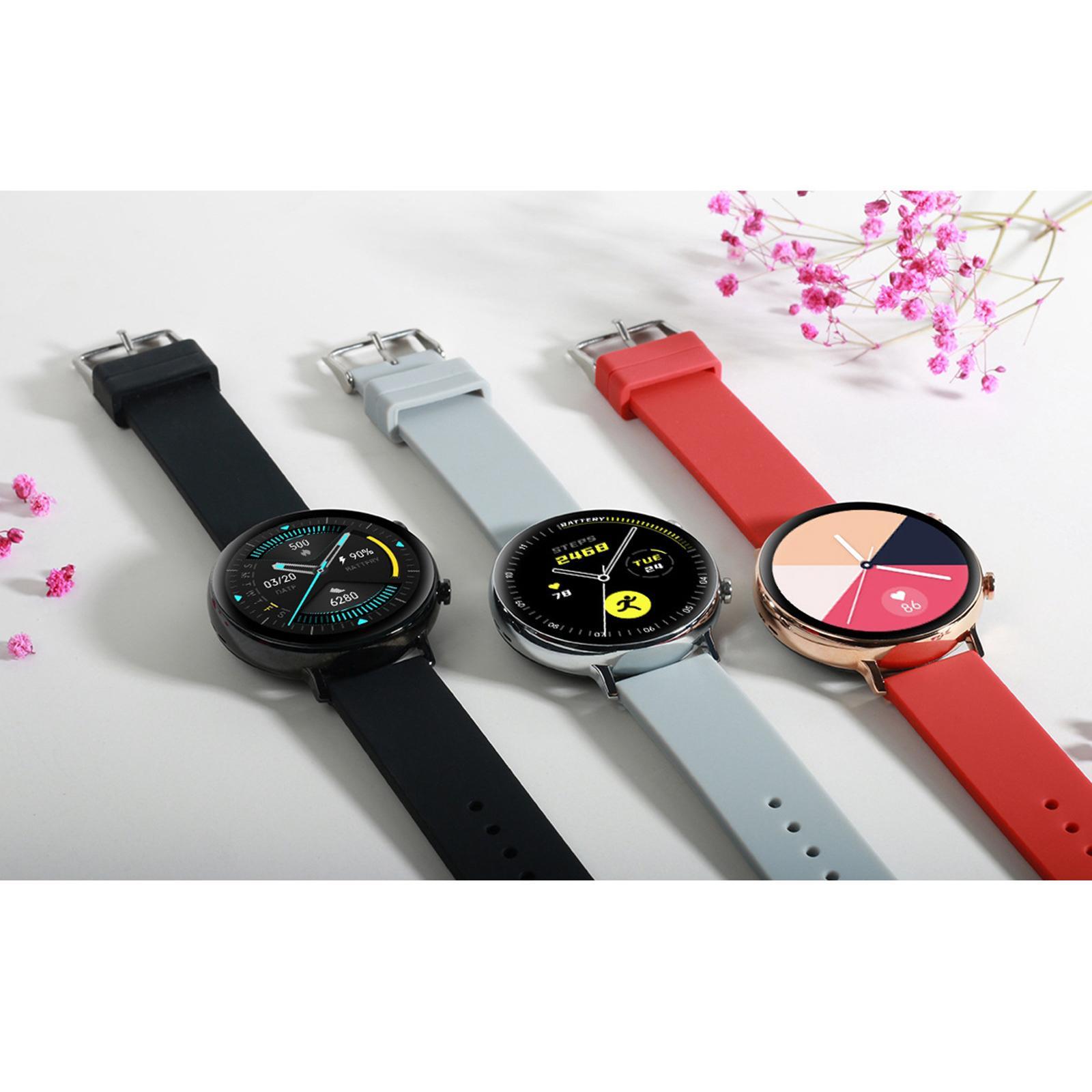 Sports Smartwatch Fitness Tracker Calorie Counter Pedometer Black