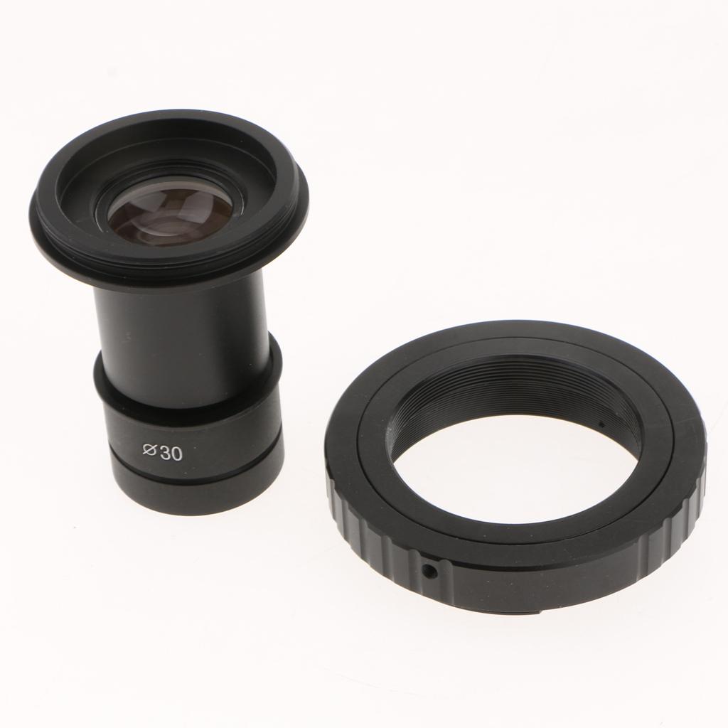 Kính Hiển Vi Adapter dành cho MÁY ẢNH DSLR Canon SLR W 9.6X + Tặng 30mm Stereo Phạm Vi Tay