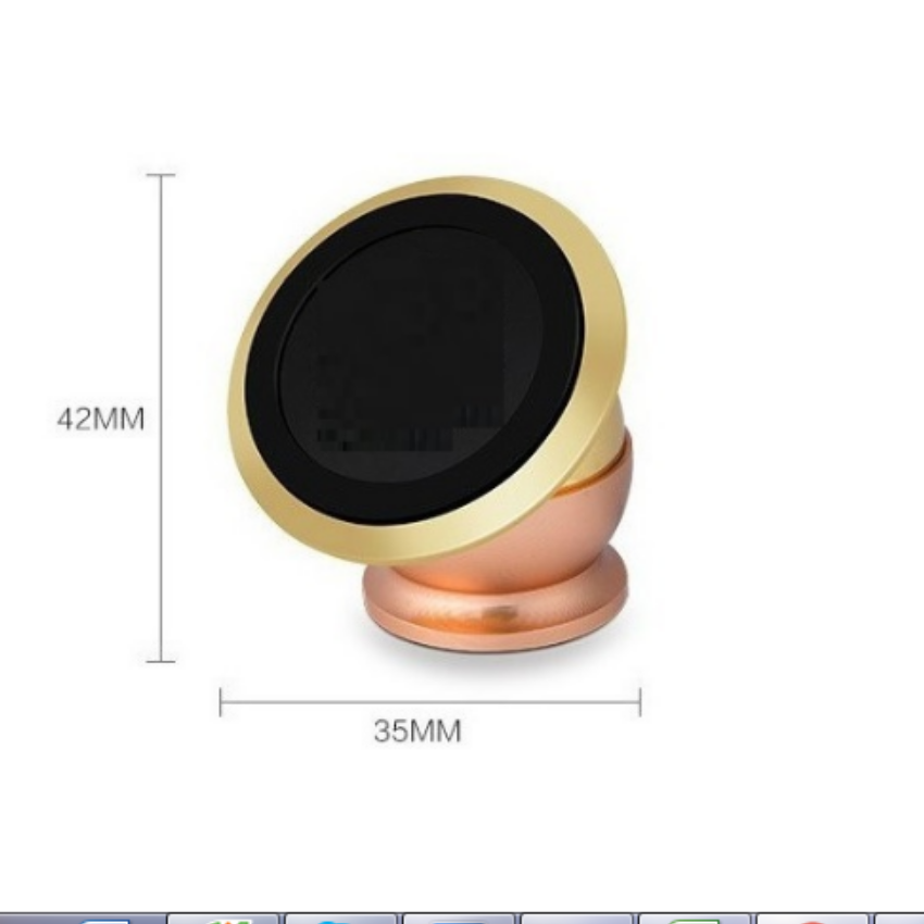 Giá đỡ điện thoại xoay 360 độ hít Nam Châm gắn trên ôtô, xe hơi, bàn làm việc – GDT360 (Hồng hoặc vàng) F - Phụ Kiện Oto, Xe Máy - Chăm Sóc Xe Hơi 206231 - - FS