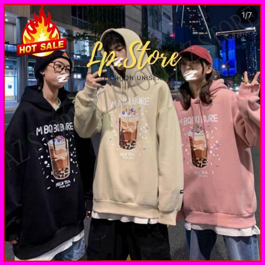 Áo Hoodie Nỉ - Áo Khoác Nỉ Nam Nữ Unisex MILKTEA 3 Màu