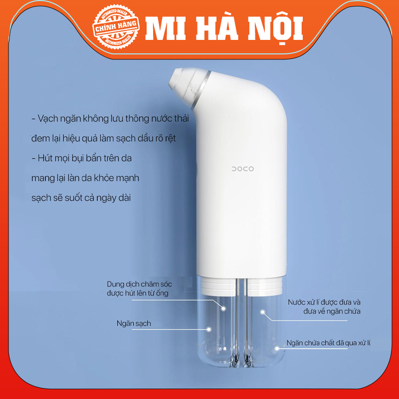 Máy hút mụn Xiaomi DOCO đa năng thế hệ mới – Hút sạch sâu  - Hàng chính hãng