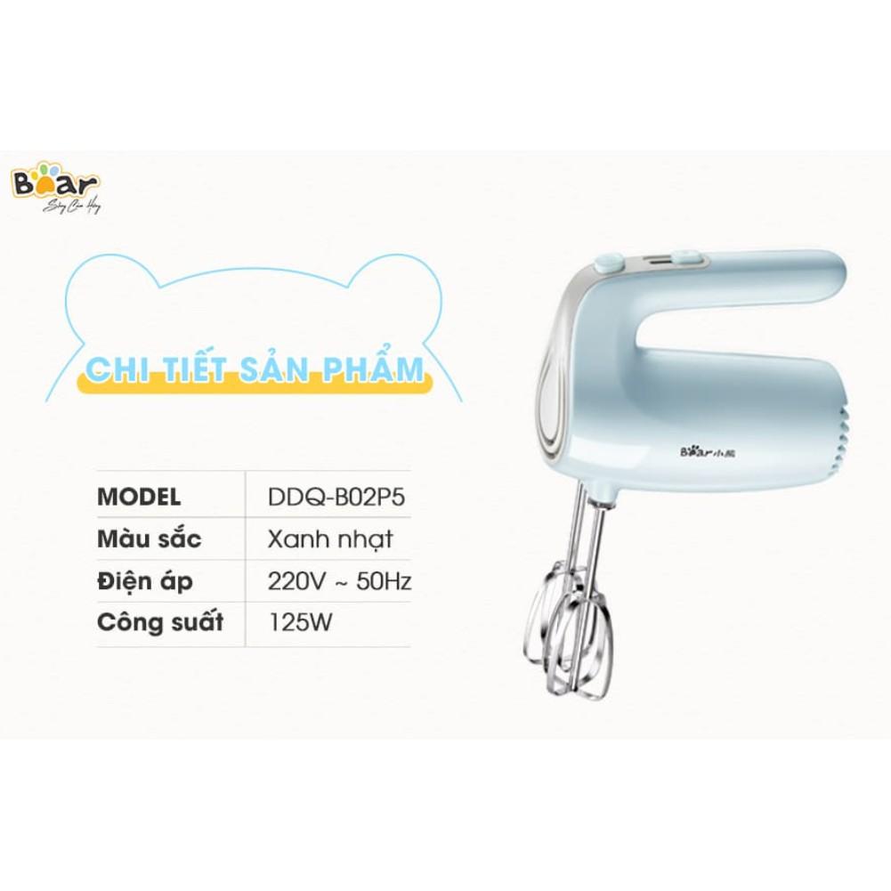 Máy Đánh Trứng Cầm Tay BEAR DDQ-B02P5 - Hàng Chính Hãng