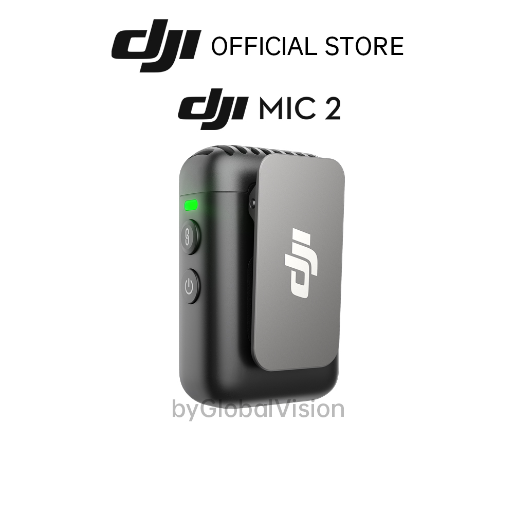 DJI Mic 2 - Bộ micro không dây khử ồn mạnh mẽ, chất âm vượt trội (DJI Mic 2) - Hàng chính hãng