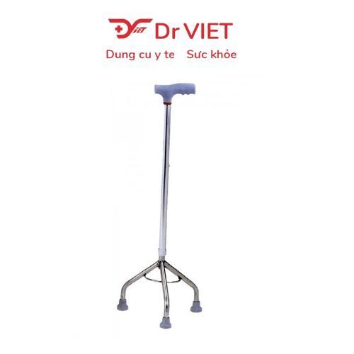 Gậy chống chân 3 chân Lucass B-926-Giúp người già, bị thương ở chân,tai nạn phục hồi chức năng, có điều chỉnh độ cao