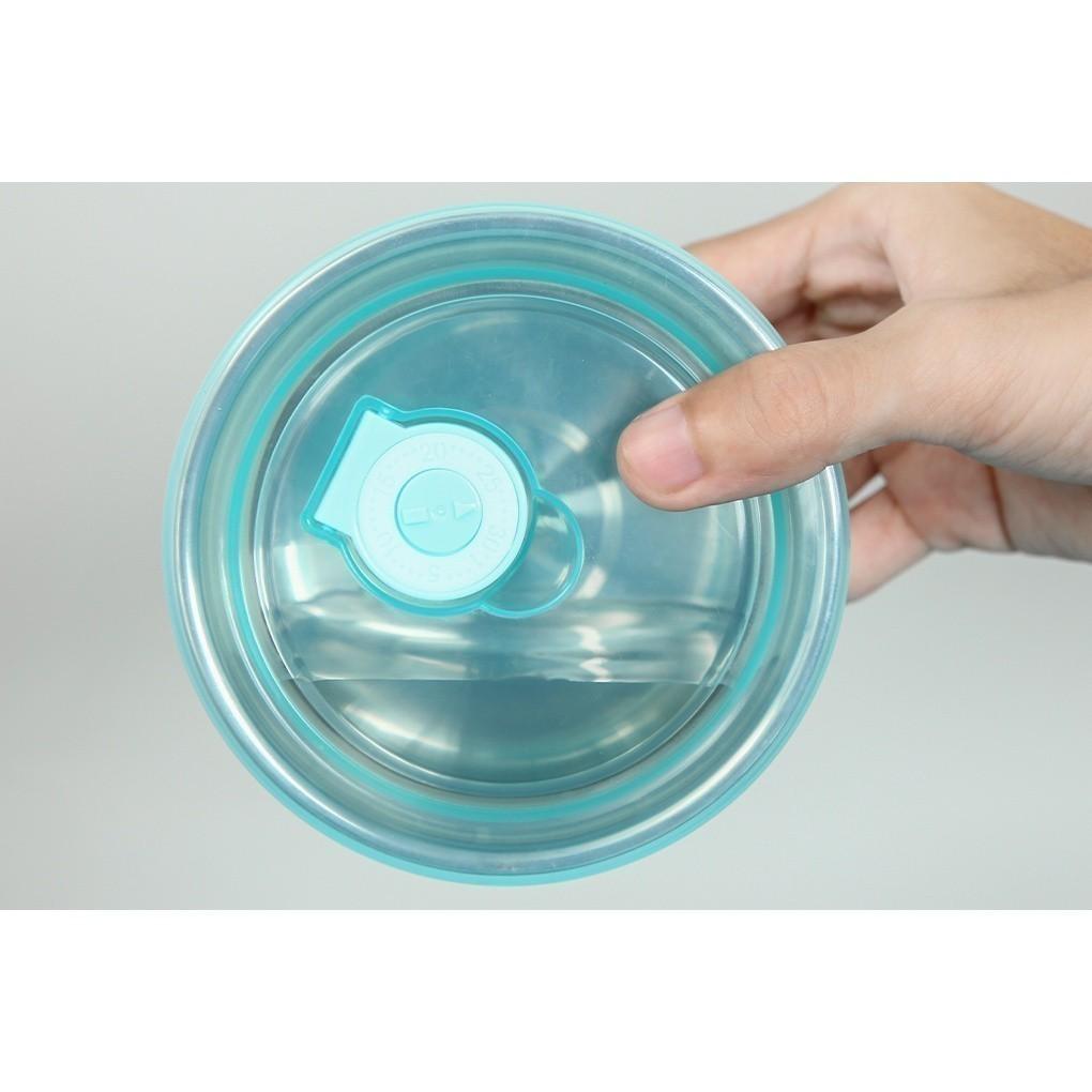 Hộp cơm cắm điện văn phòng UNIE UV hộp đựng cơm giữ nhiệt 2 tầng 4 ngăn inox