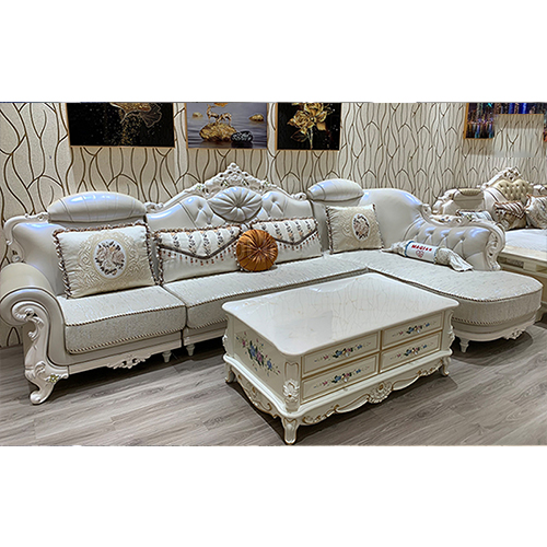 Sofa Tân Cổ Điển Sắc Trắng Cuốn Hút DP-SCD39