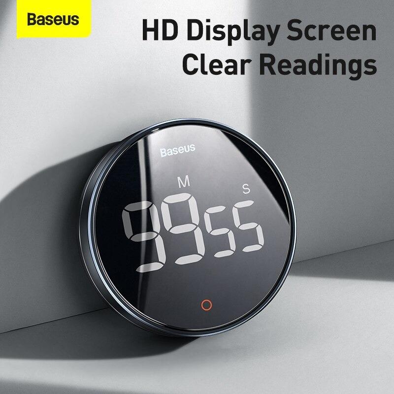 Đồng hộ hẹn giờ đếm ngược Baseus Heyo Rotation LED Countdown Timer Pro - Hàng chính hãng