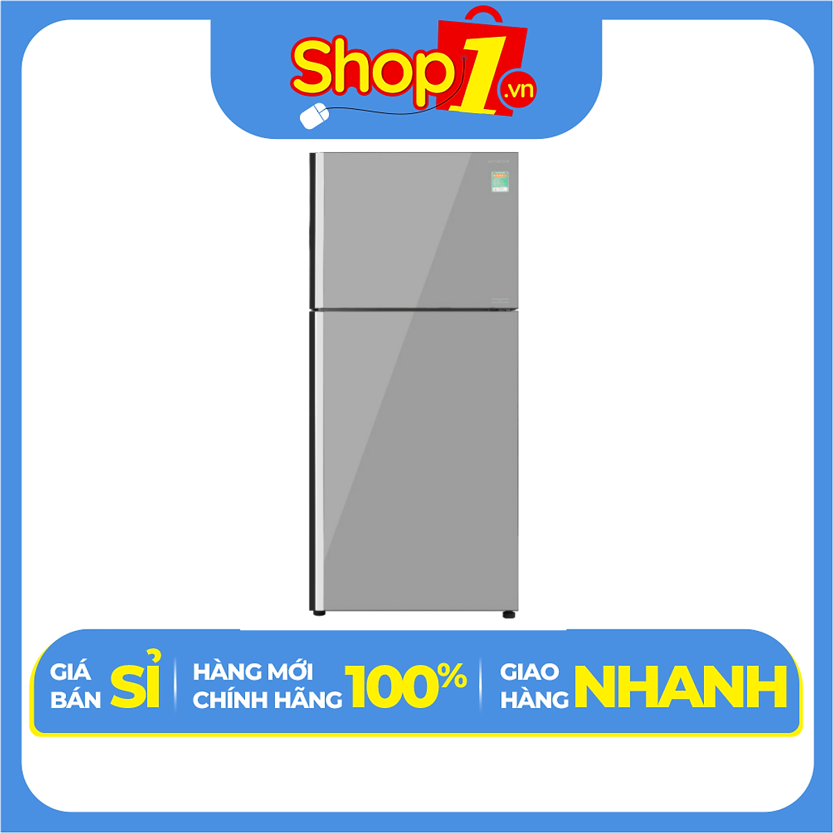Tủ Lạnh Hitachi Inverter 366 lít R-FVX480PGV9  - Hàng Chính Hãng - Chỉ Giao Hà Nội