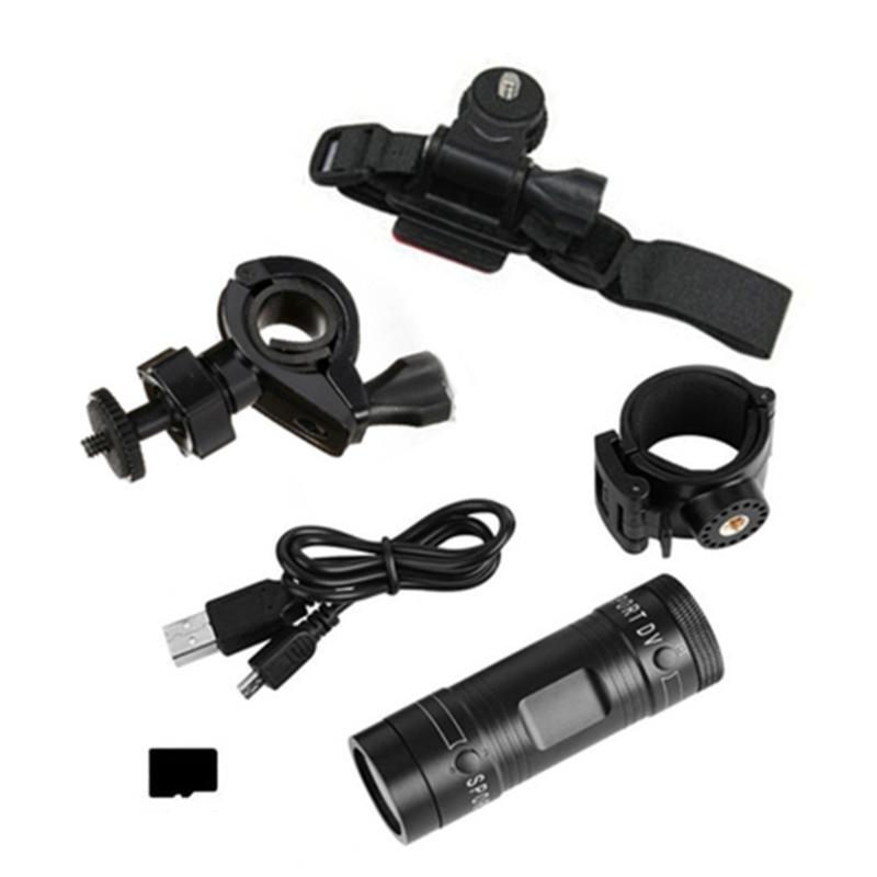 Camera DV hành động thể thao A0NB, Máy ảnh máy bay xe đạp không thấm nước 1080p di động mini cho các môn thể thao ngoài trời (màu đen)